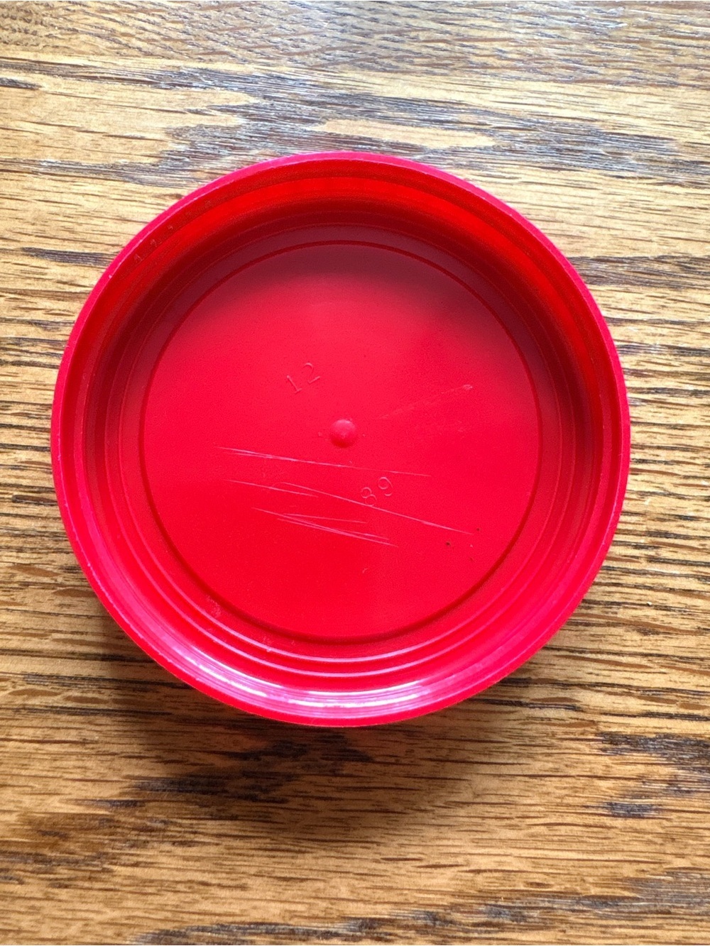 Vintage Red Strawberry Glass Storage Jar with Lid ~14 ozs. - Picture 11 of 13